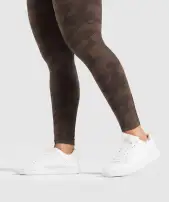 Adapt Camo Seamless Leggings(Deep Brown/ Soul Brown,XXS)