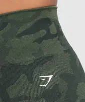 Adapt Camo Seamless Shorts(Victory Green/ Force Green,XXS)