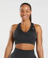 Adapt Camo Seamless Sports Bra(Black/Onyx Grey,XS)