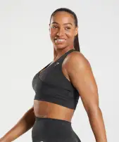 Adapt Camo Seamless Sports Bra(Black/Onyx Grey,XS)