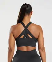 Adapt Camo Seamless Sports Bra(Black/Onyx Grey,XS)