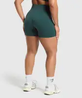 Adapt Fleck Seamless Shorts(Darkest Teal/Functional Teal,XXS)