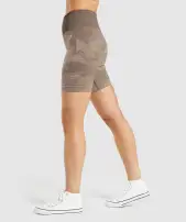 Adapt Ombre Seamless Shorts(Triangle | Penny Brown Print,XS)