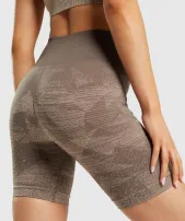Adapt Ombre Seamless Shorts(Triangle | Penny Brown Print,XS)