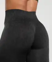 Adapt Safari Seamless Leggings(Black/Asphalt Grey,XXS)
