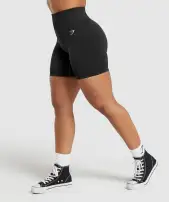 Adapt Safari Tight Shorts(Black/Asphalt Grey,XXS)