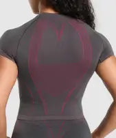 Apex Contrast T-Shirt(Asphalt Grey/Build Pink,XXS)