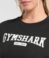 Collegiate Lifestyle Oversized T-Shirt(Black,XXS)