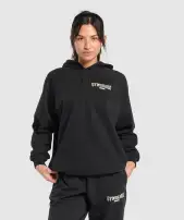 Collegiate Lifestyle Hoodie(Black,XXS)
