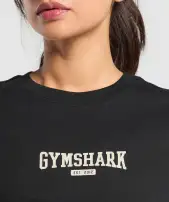 Collegiate Lifestyle Long Sleeve Top(Black,XXS)