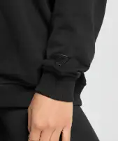 Block Oversized Hoodie(Black,XXS)