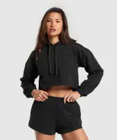 Fleece Crop Pullover