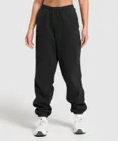 Fleece Joggers(Black,XXS)