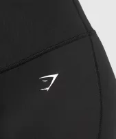 Bonded Waistband Leggings(Black,XXS)