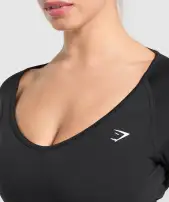 Long Sleeve Workout Dress(Black,XXS)