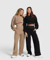 Cord Flared Trousers(Black,XXS)