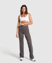 Everyday Regular Flared Leggings(Greyed Purple,XXS)