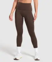 Everyday Foldover Leggings(Archive Brown,XXS)