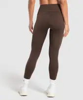 Everyday Foldover Leggings(Archive Brown,XXS)