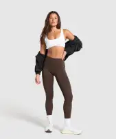 Everyday Foldover Leggings(Archive Brown,XXS)
