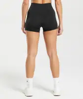Everyday Seamless Shorts(Black,XXS)