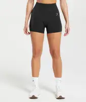 Everyday Seamless Shorts(Black,XXS)