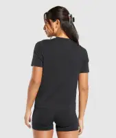 Everyday Seamless T-Shirt(Black,XXS)