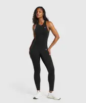 Everyday Seamless Tight Fit Tank(Black,XXS)