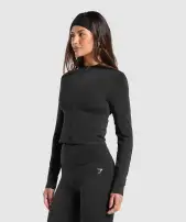 Everyday Seamless Zip Tracktop(Black,XXS)