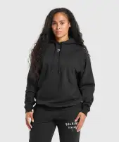 Bulking Season Brushed Hoodie(Black,XXS)