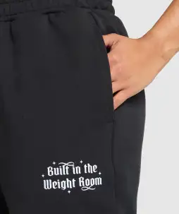 Built In The Weight Room Joggers(Black,XXS)