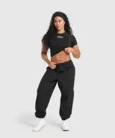 Built In The Weight Room Baby Tee(Black,XXS)