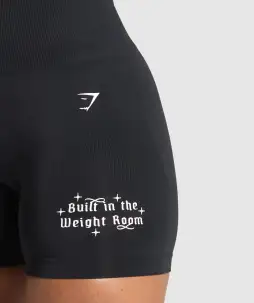 Built In The Weight Room Shorts(Black,XXS)