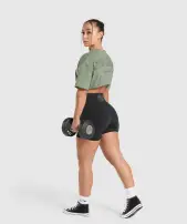 Collegiate Oversized T-Shirt(Unit Green,XXS)