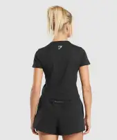 Fairy Pre Workout Baby Tee(Black,XXS)