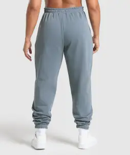 Gym Bunny Oversized Joggers(Iron Blue,XXS)