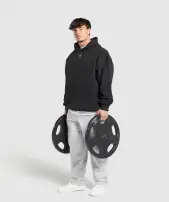 Lifting Club Hoodie(Black/Pebble Grey,3XL)