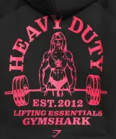 Heavy Duty Oversized Hoodie(Black,XXS)