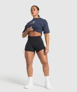 Kettlebell Cutie Oversized T-Shirt(Heavy Blue,XXS)