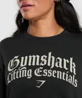 Lifting Essentials Long Sleeve Top(Black,XXS)
