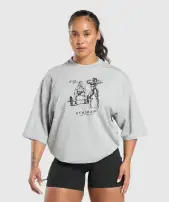 Two Strong Women Oversized T-Shirt