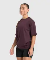 Power Oversized T-Shirt(Depth Purple,XXS)
