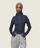 GS x Leana Deeb Hooded Midi Top