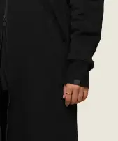 GS x Leana Deeb Oversized Longline Zip Through(Black,XXS)