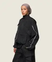GS x Leana Deeb Woven Jacket(Black,XXS)