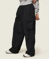 GS x Leana Deeb Woven Joggers(Black,XXS)