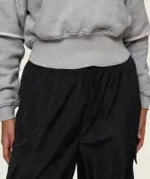 GS x Leana Deeb Woven Joggers(Black,XXS)