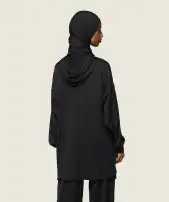 GS x Leana Deeb Oversized Hoodie(Black,XXS)
