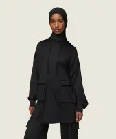 GS x Leana Deeb Oversized Hoodie(Black,XXS)