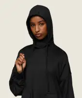 GS x Leana Deeb Oversized Hoodie(Black,XXS)